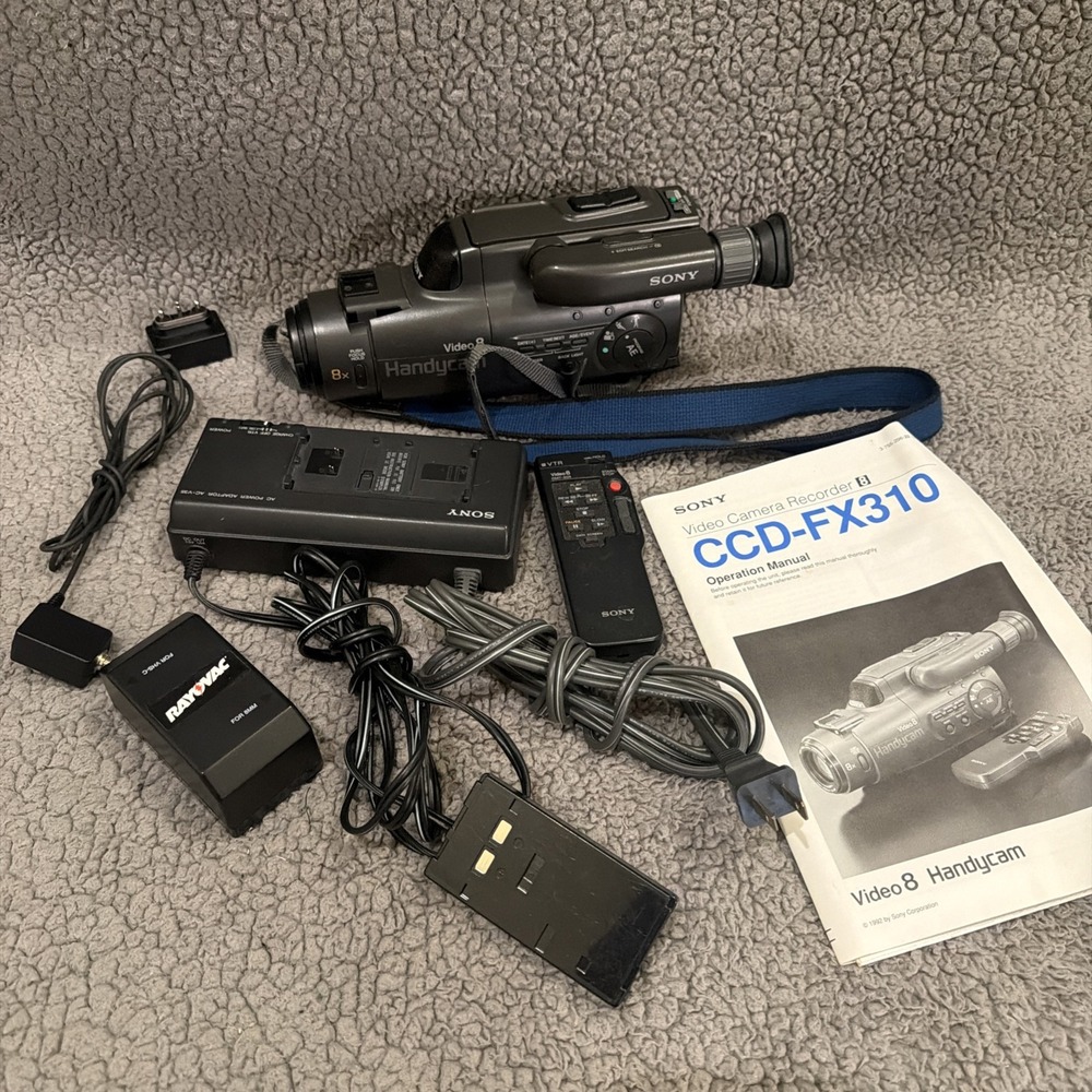Sony Handycam CCD-FX310 Video8 8mm Camcorder Untested For Parts/Repair